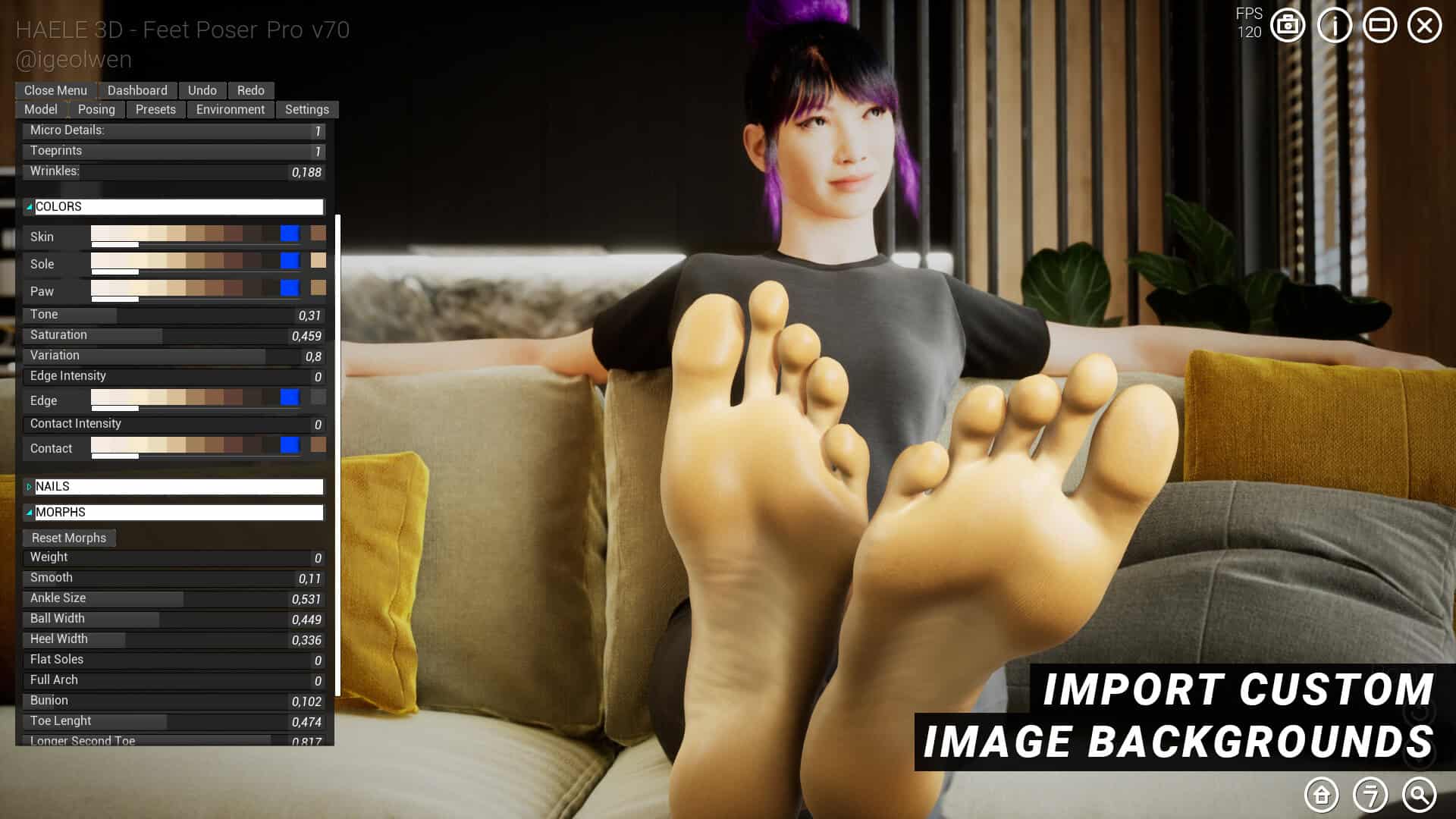 足部造型模拟器 – 专业版/HAELE 3D – Feet Poser Pro-次元集
