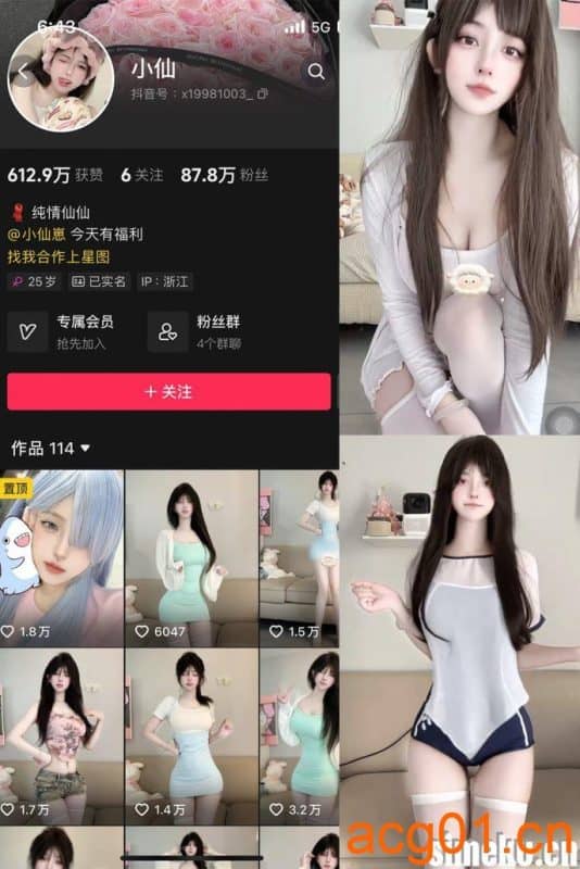 [合集打包]抖音小仙/纯情仙仙/小仙fairy微密圈照片视频合集打包下载+持续更新-次元集