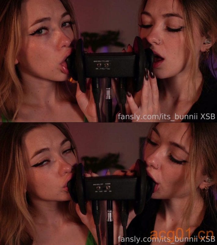 【Its_Bunnii ASMR】双人激烈舔耳-次元集