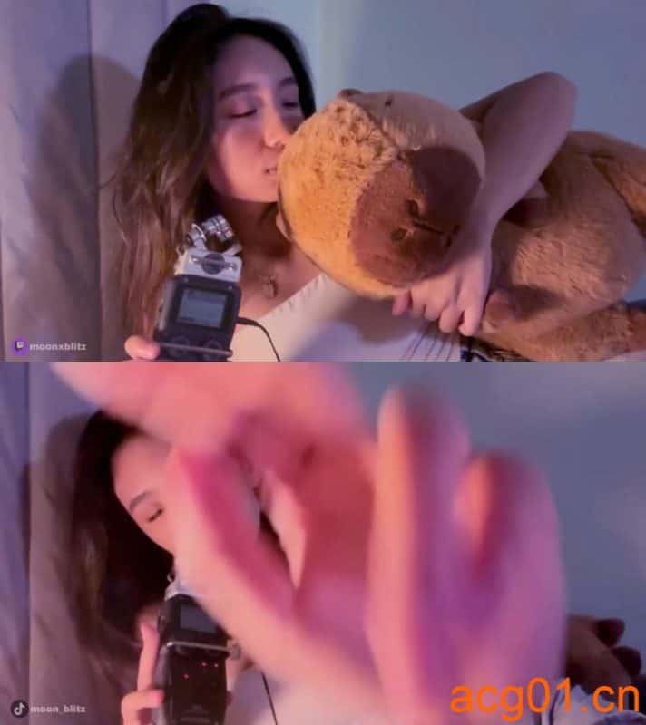 【Moon Blitz ASMR】亲密接吻耳边呼吸为了一个舒适的夜晚-次元集