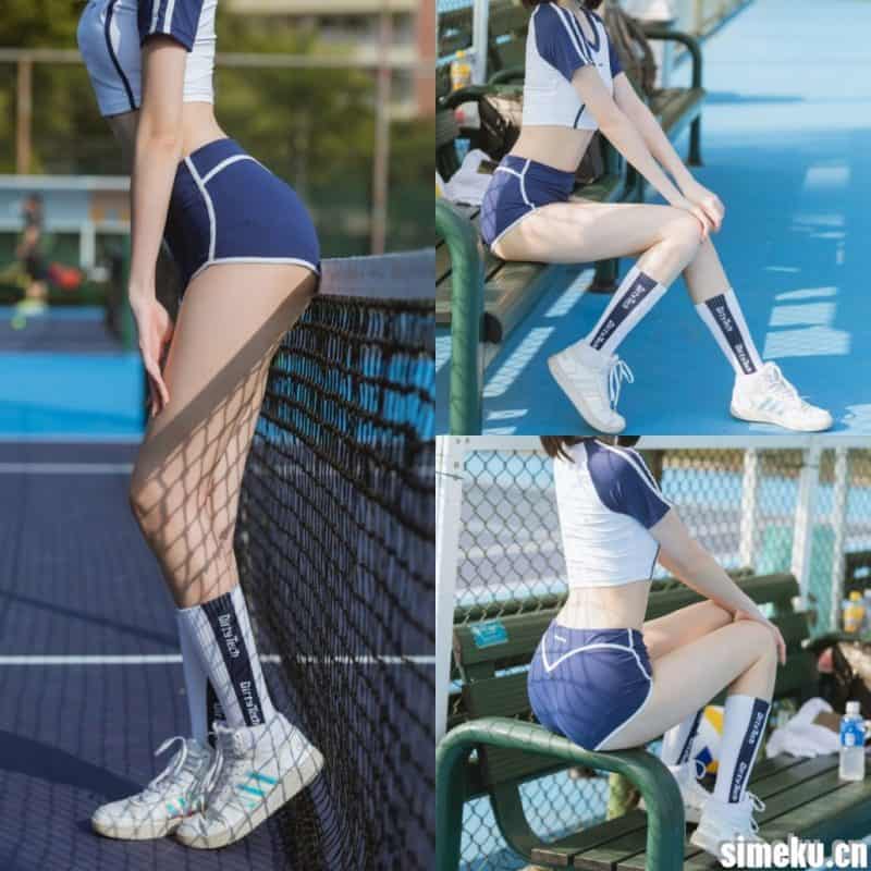 [美腿丝袜]网球少女：曼妙身姿配筒袜，今天我们看点素的[40P 463MB][MH0039]-次元集