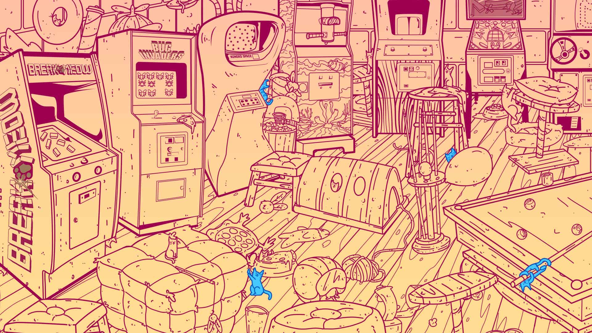 电玩街机满是猫/An Arcade Full of Cats-次元集