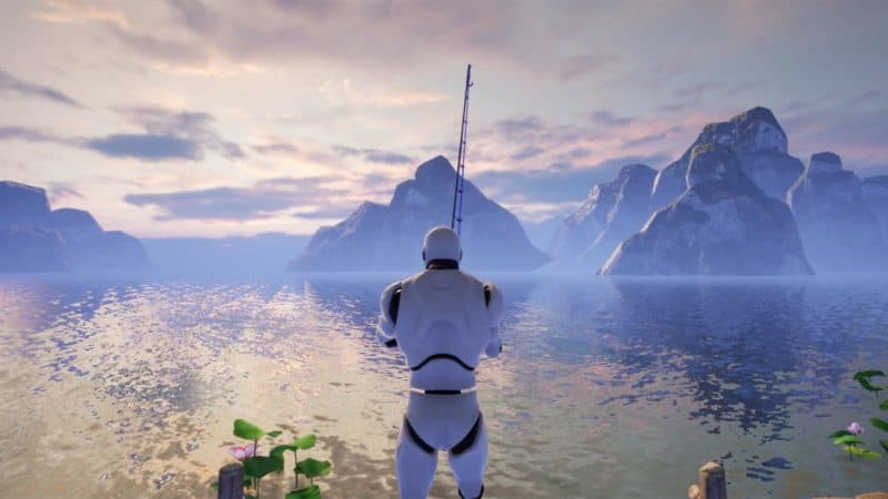 大明湖畔荷花钓鱼/Fishing at Lotus Lakes-次元集