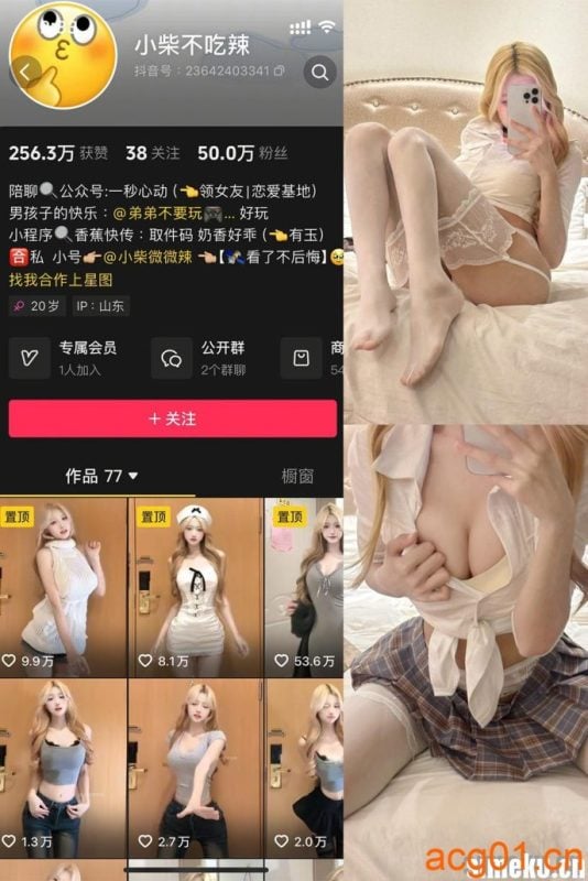 [合集打包]抖音小柴不吃辣微密圈最新付费作品合集完整版打包下载+持续更新-次元集