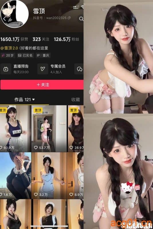 [合集打包]抖音雪顶岛遇付费图集视频作品合集打包下载+持续更新-次元集