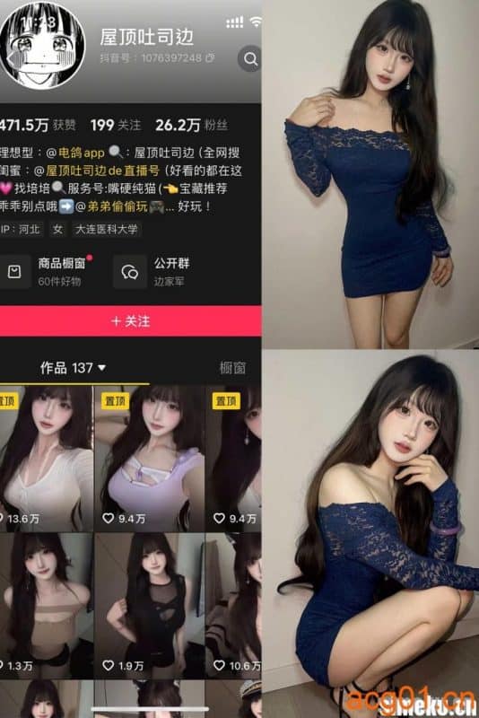 [合集打包]抖音屋顶吐司边岛遇付费图集视频作品合集打包下载+持续更新-次元集