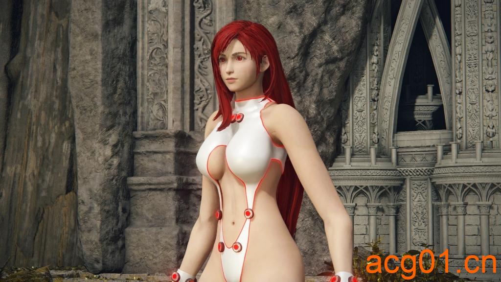 【艾尔登法环】FF7蒂法胶体紧身杀戮都市战斗服外形套装9套（绅士物理抖动）-次元集