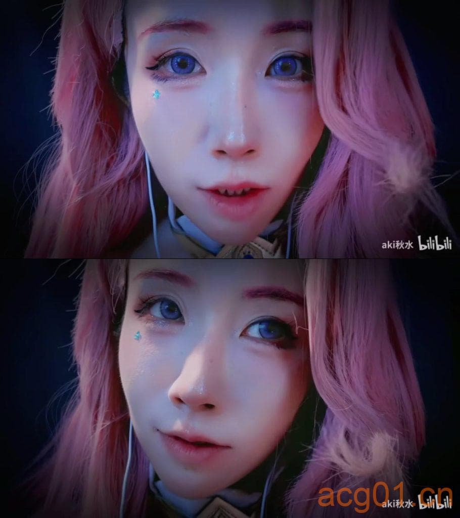 图片[1]-【aki秋水】萨勒芬妮怼脸助眠啵啵~孔雀鱼 采耳 超近-次元集