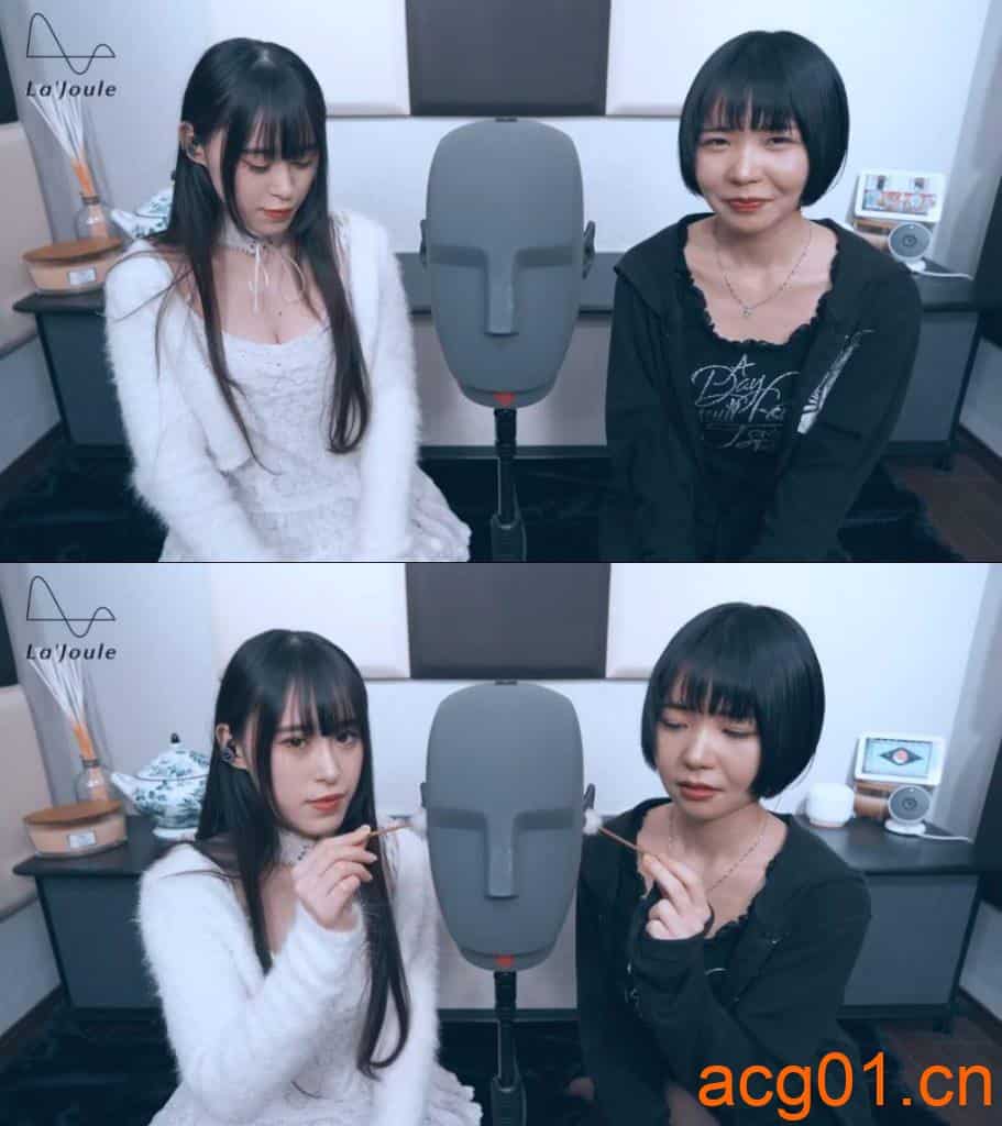 图片[1]-【munenn&羽川るる】第一次尝试耳朵清洁-次元集