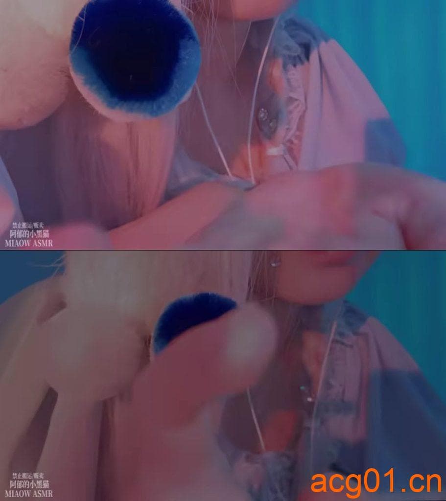 图片[1]-【阿郁的小黑猫】口腔音少量低语_6分后分层吸管，手部动作-次元集